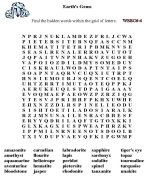 Word-Search activity sheets