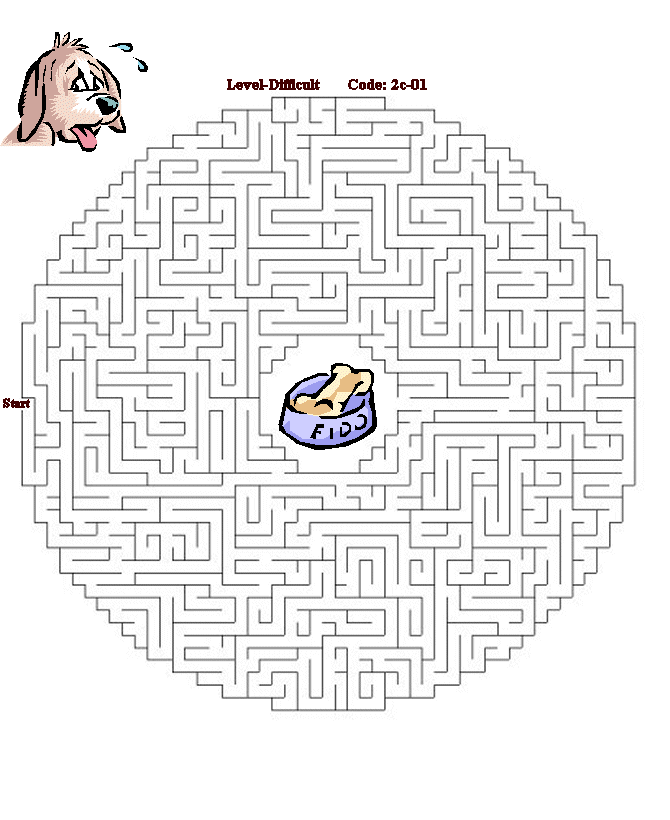 Bluebonkers Free Printable Maze Puzzle Sheet Difficult 2c 01